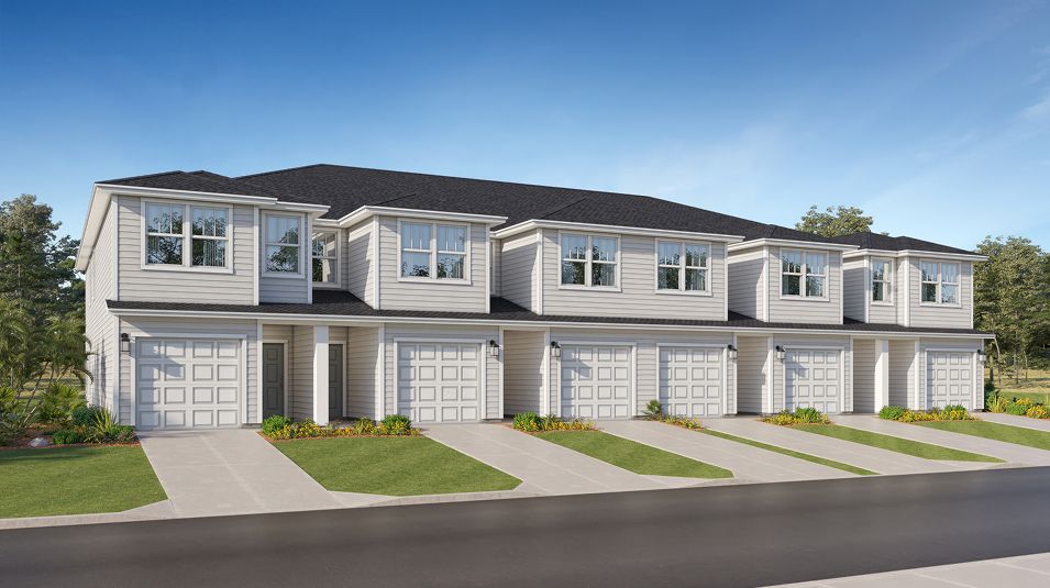 Elevation A - Emerald Isle Townhomes Mia A