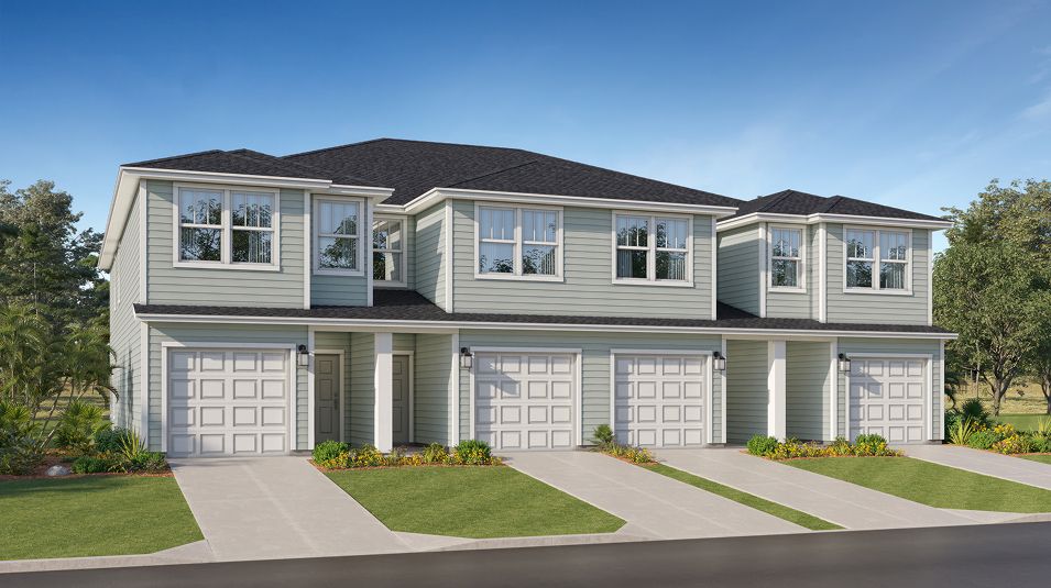 Elevation A - Emerald Isle Townhomes Jade A