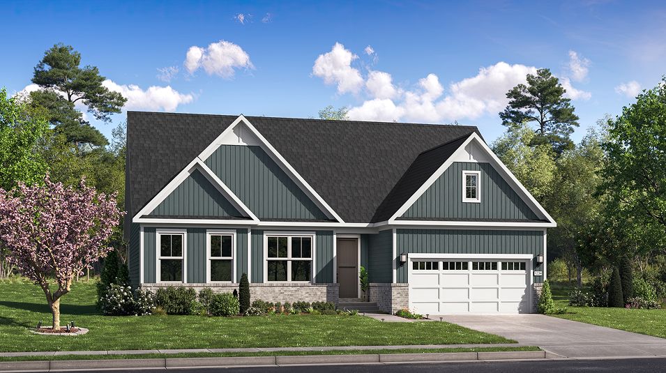 Elevation FH - 1828 Executive Chestnut Vale Chesapeake Farmhouse