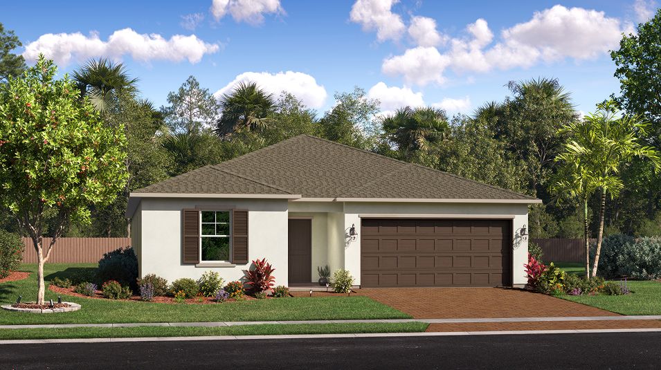 Elevation A - Florida Core N095 Cypress Emerald Lakes Dawn II A
