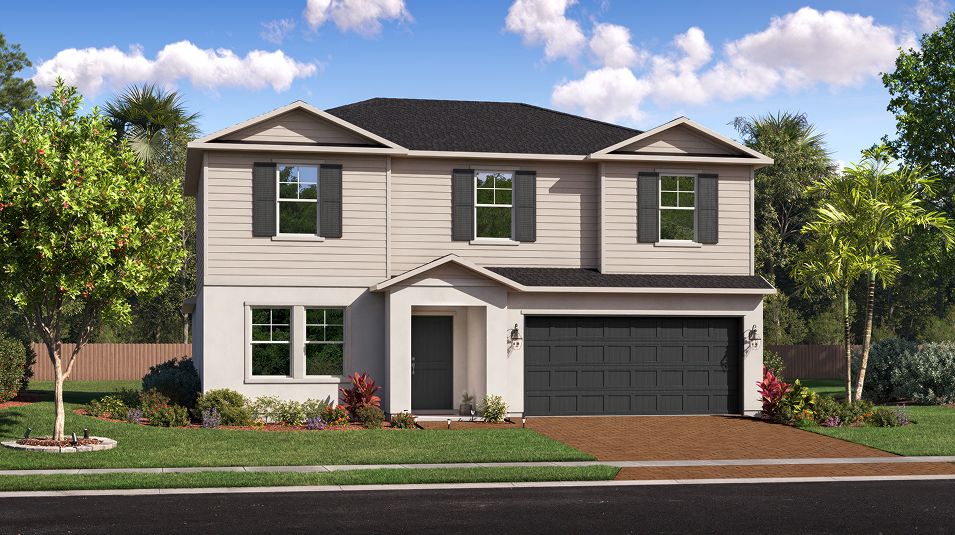 Elevation B - Florida Core N097 Cypress Emerald Lakes Honor II B