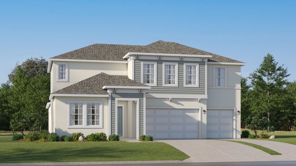 Elevation P - Two Rivers Whitney White Trim P