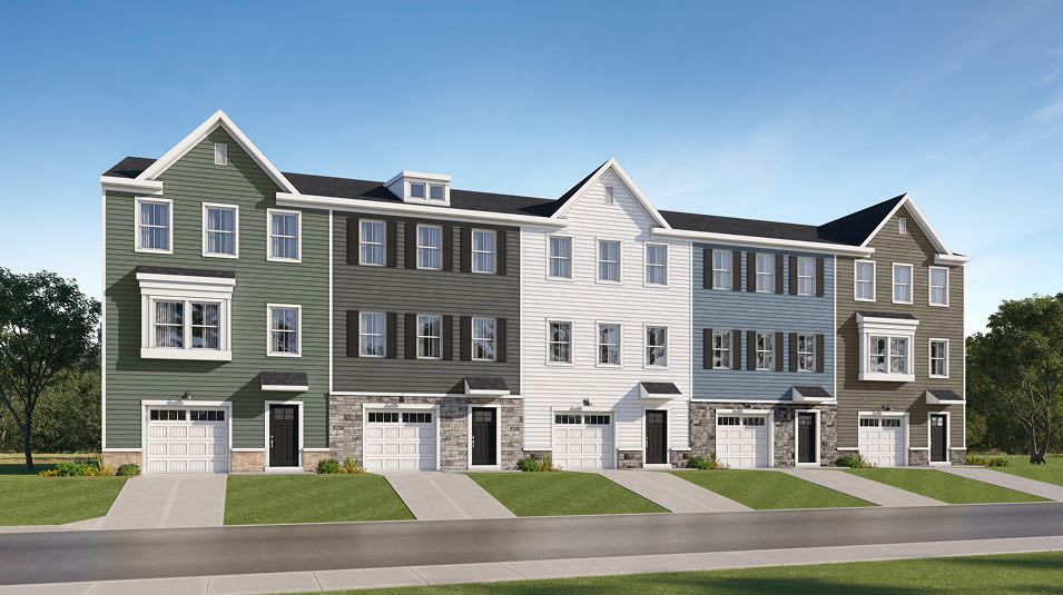 Elevation 1 - HRLX Townhomes Freestone Village Harley 5plex 1