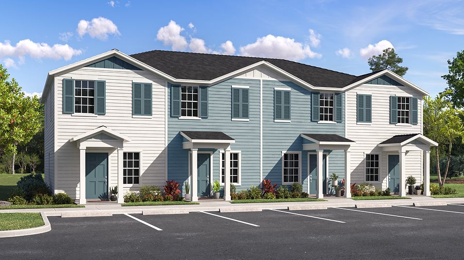 Elevation A - Townes Of Williston Egret 4plex A