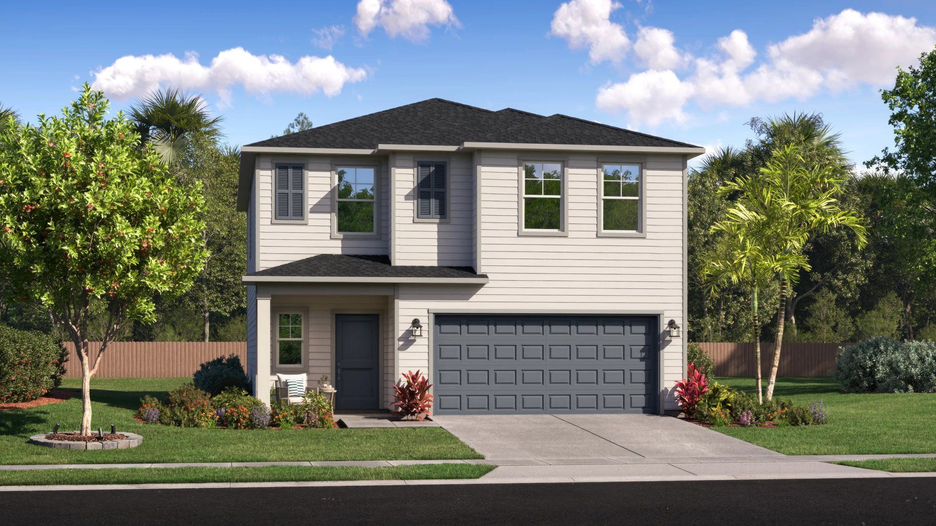 Elevation G - Full view of Exterior G