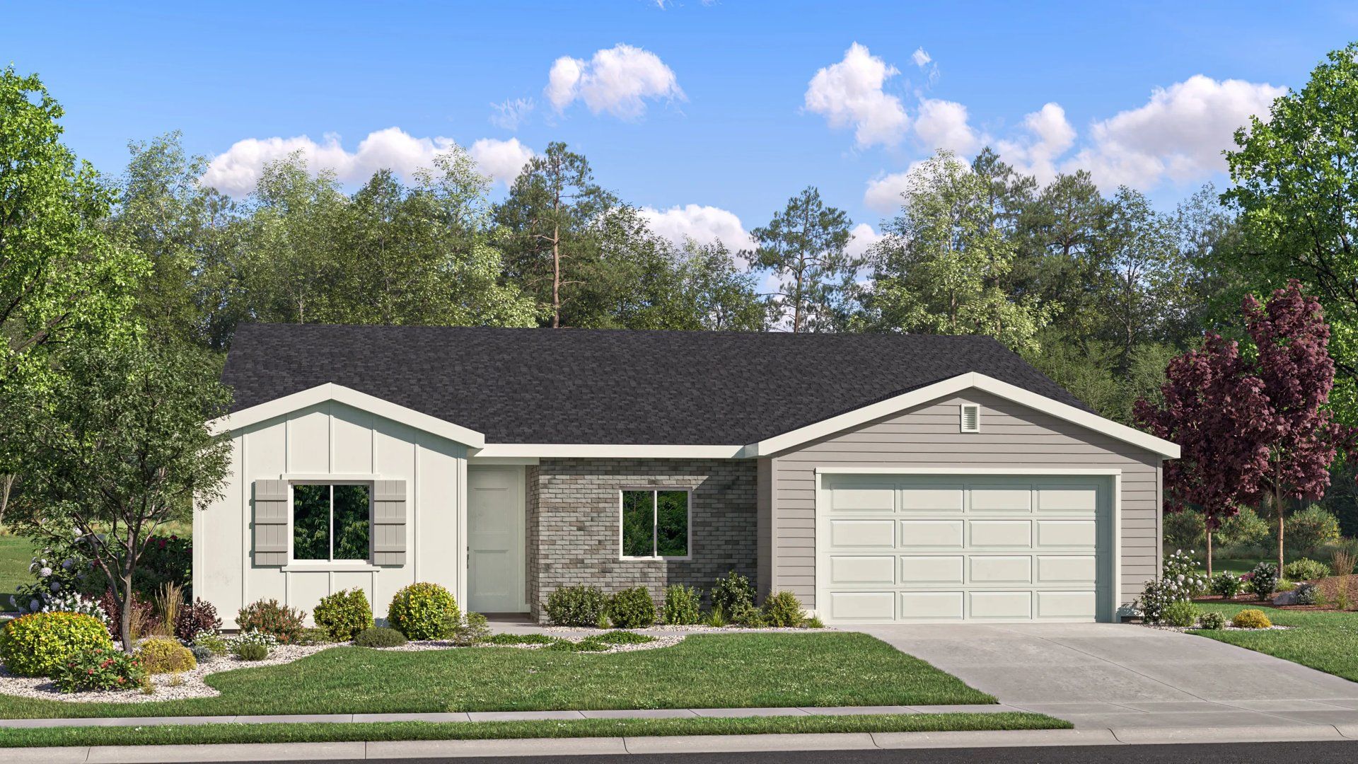 Elevation G - Home exterior streetview