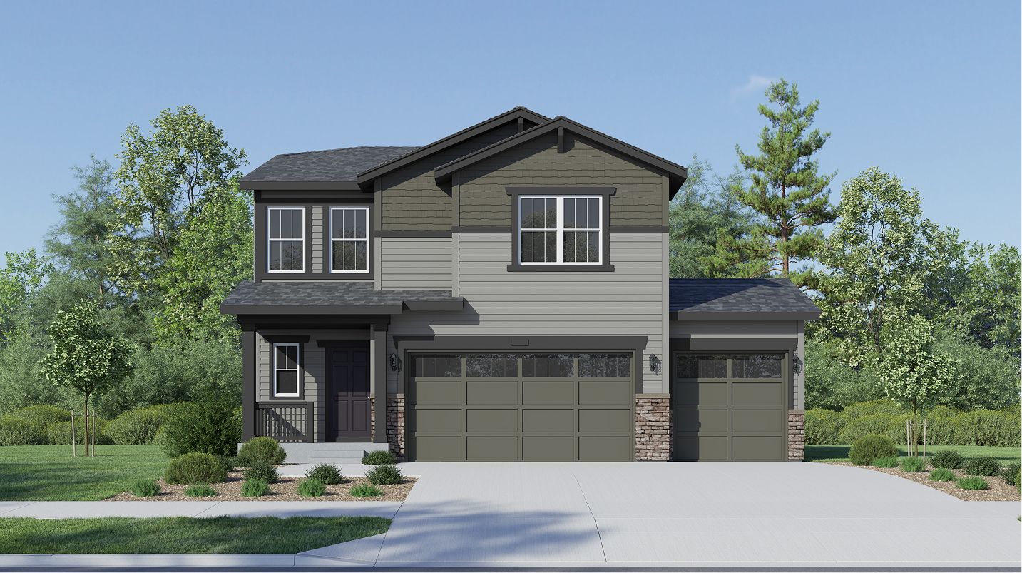 Elevation CR - 3003 Storybook Spring Valley Ranch Grove Craftsman