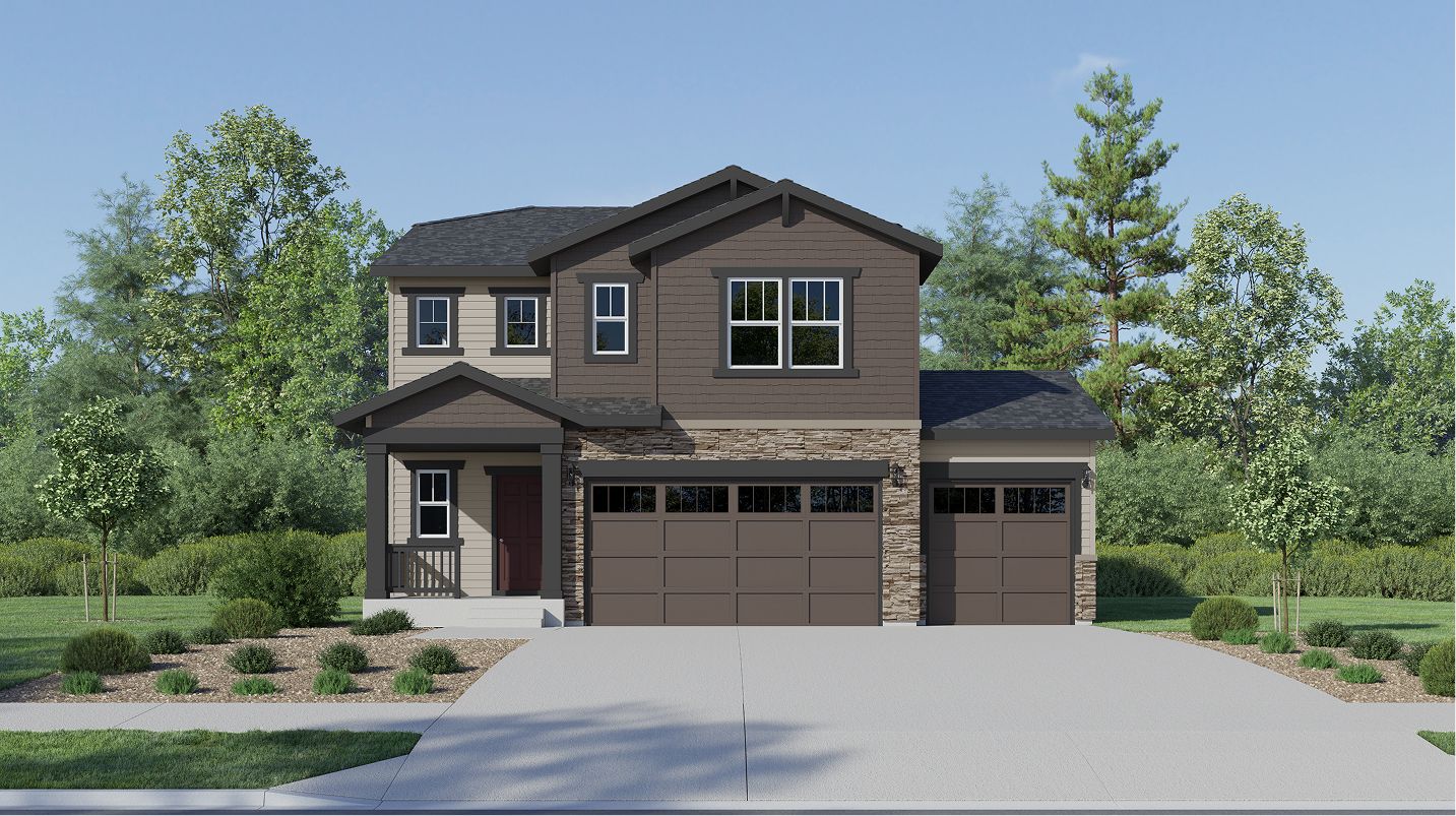 Elevation CR - 3004 Storybook Spring Valley Ranch Solstice Crafts