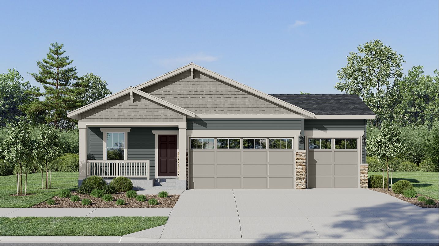 Elevation CR - 3501 Petal Spring Valley Ranch Daisy Craftsman CR