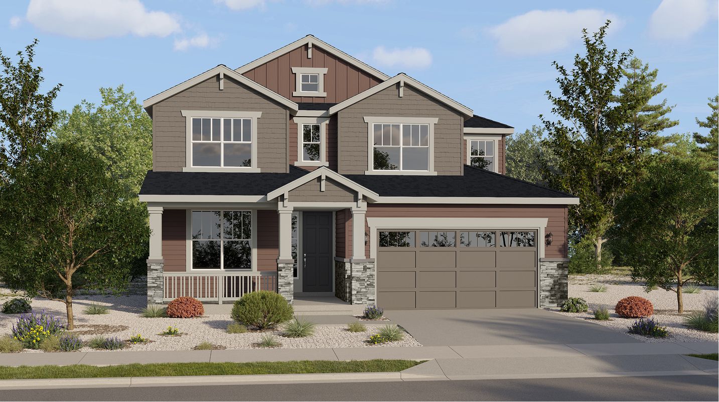 Elevation CR - 2592 Monarch North Skye Ashbrook Craftsman CR