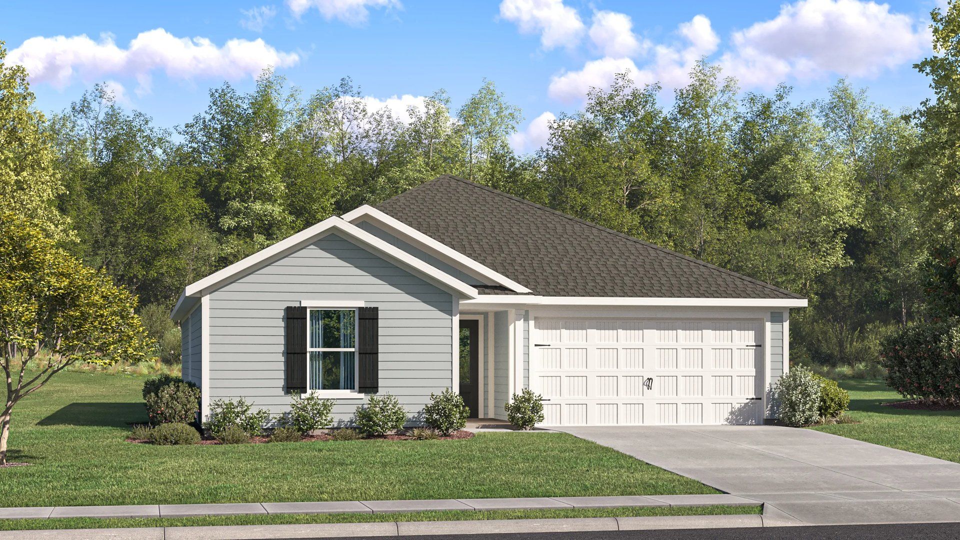 Elevation C - Home exterior render streetview