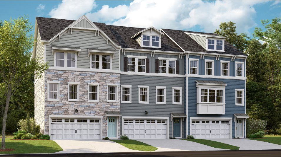 Elevation A - Easton Front Load exterior rendering