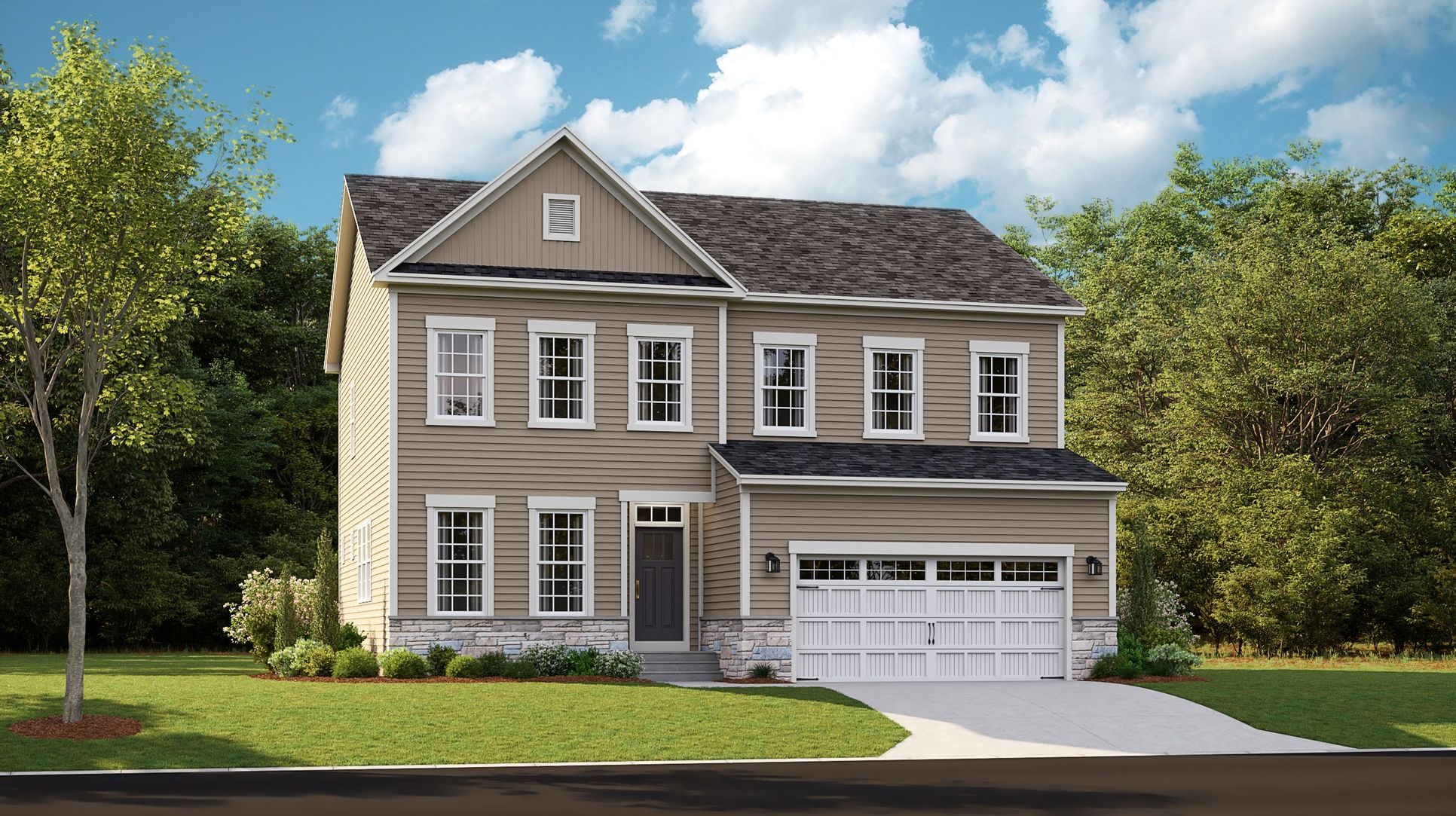 Elevation CL - Powell Classic Exterior Rendering
