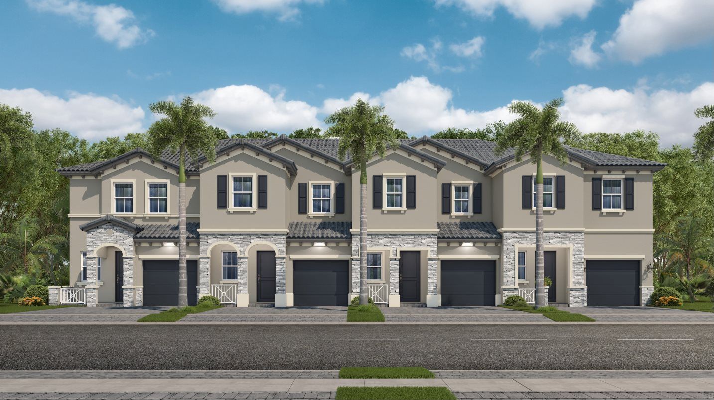 Elevation AE - Evergreen collection townhomes