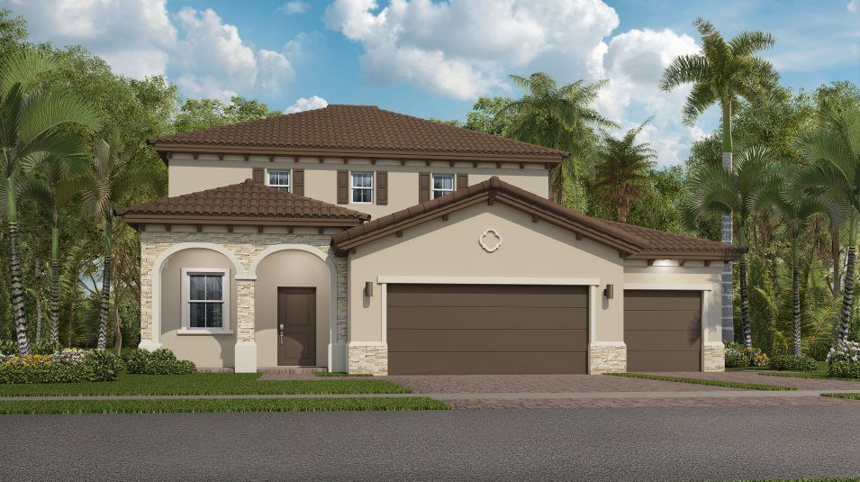 Elevation A1 - A Spanish-inspired exterior