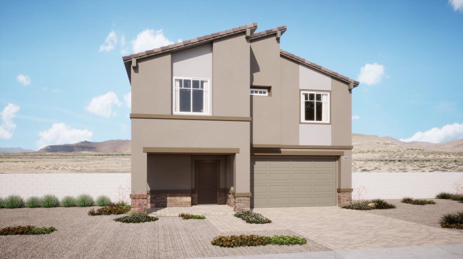 Elevation A - Exterior A home rendering