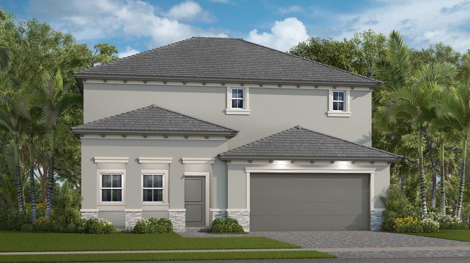Elevation A - Exterior Rendering