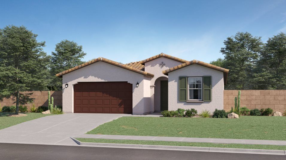 Elevation A - Spanish home exterior image
