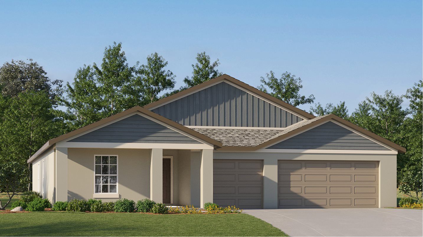 Elevation M - exterior rendering