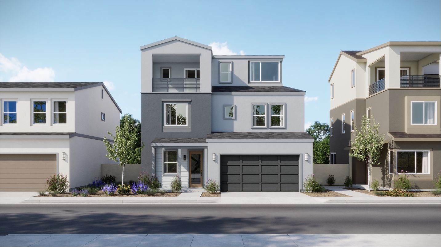 Elevation B - Torrey Pineridge Res7 Transitional Modern B