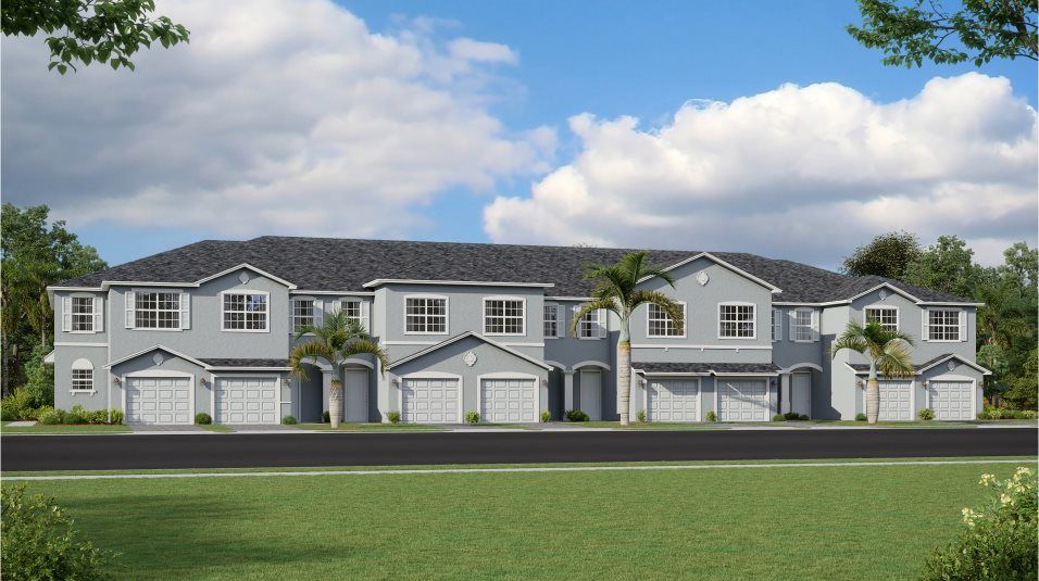 Elevation B - Townhomes