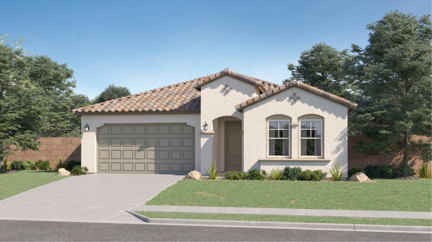Elevation A - Revolution Spanish Colonial exterior