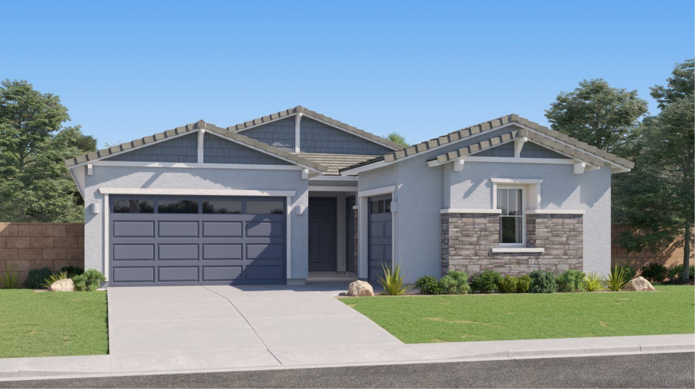 Elevation C - Craftsman home exterior image