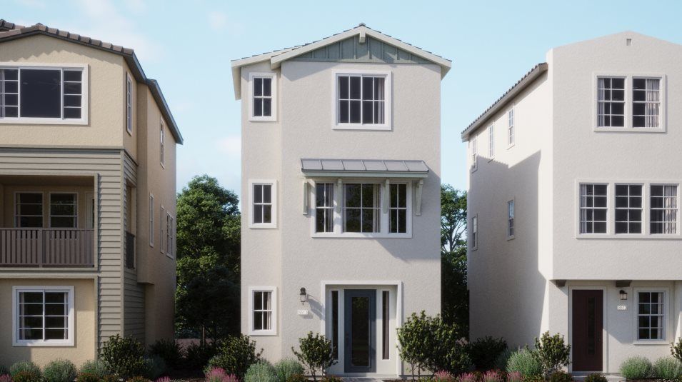 Elevation A - Farmhouse Elevation A front exterior