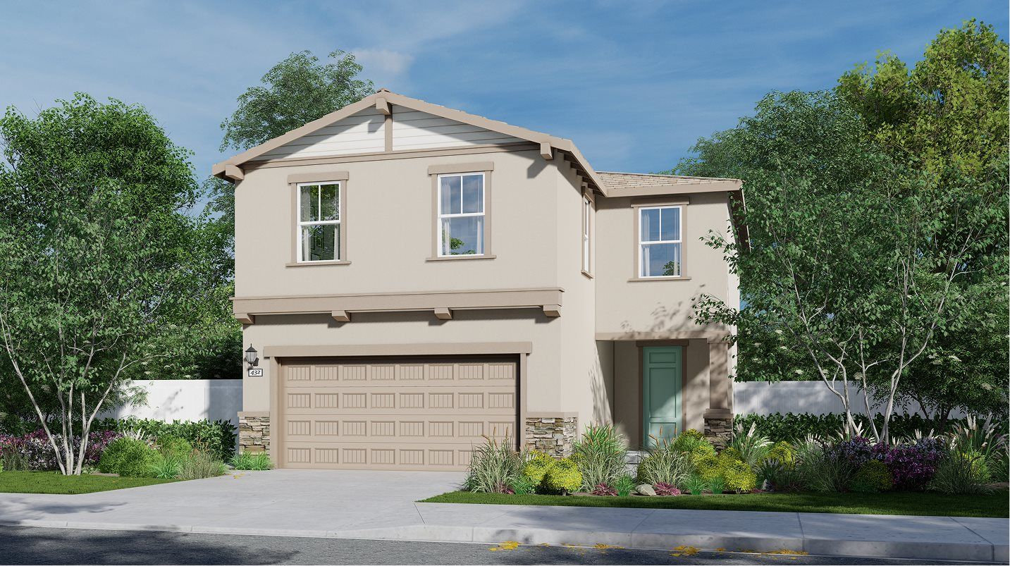 Elevation B - Exterior B – Craftsman home