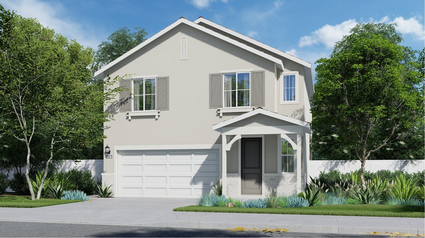 Elevation A - Exterior A – French Country home