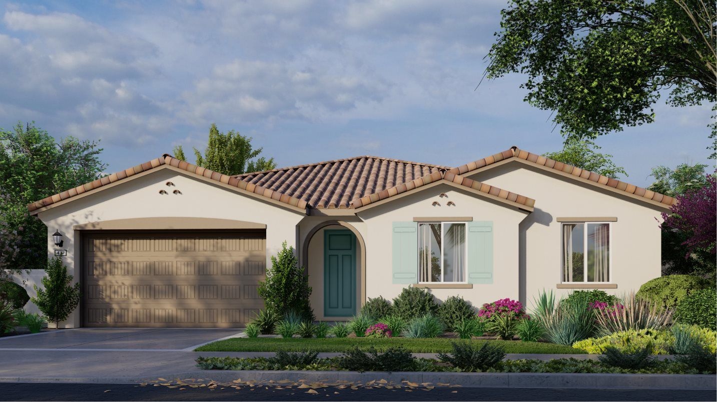 Elevation A - Exterior A - Spanish
