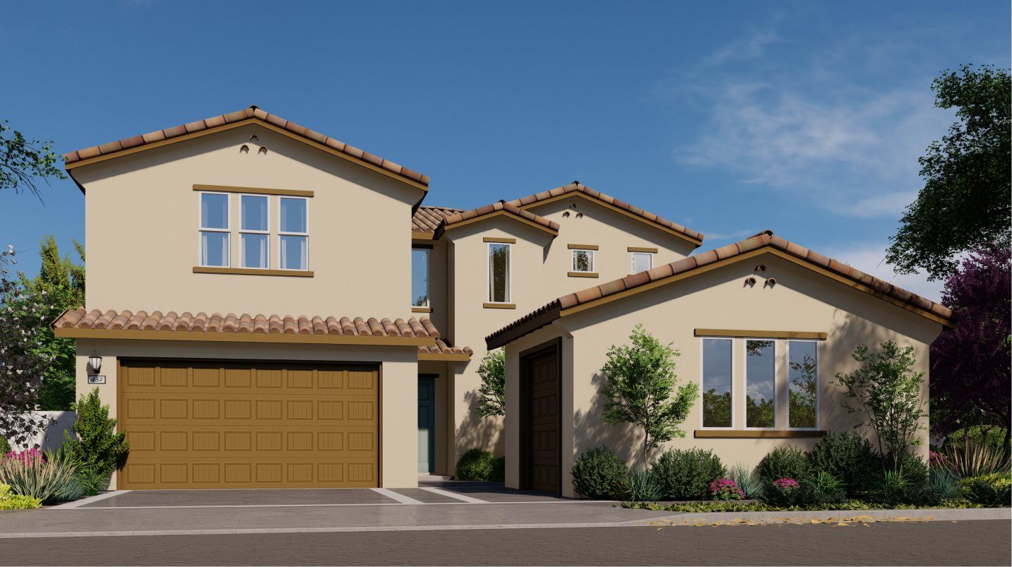 Elevation A - Residence 3647 Exterior A - Spanish