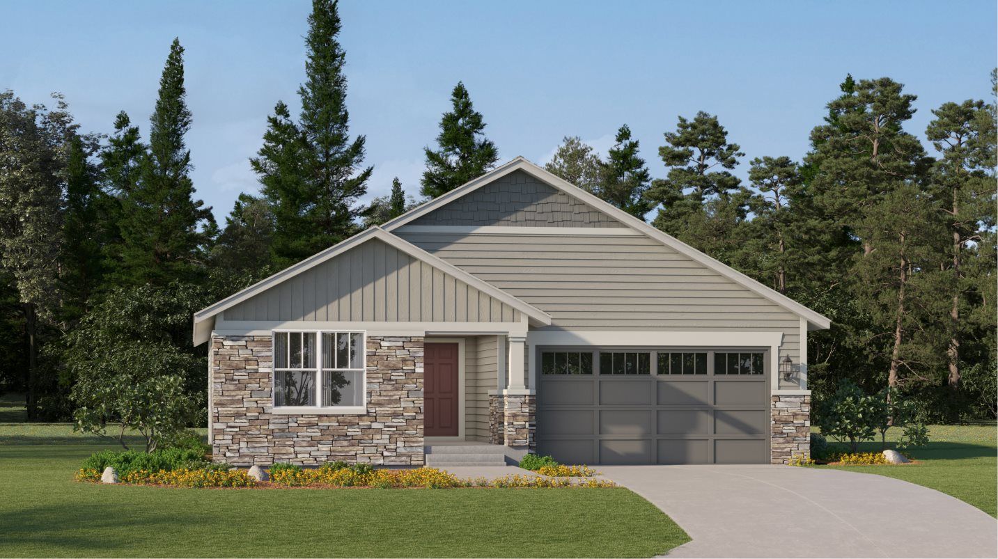 Elevation CR - Craftsman home exterior