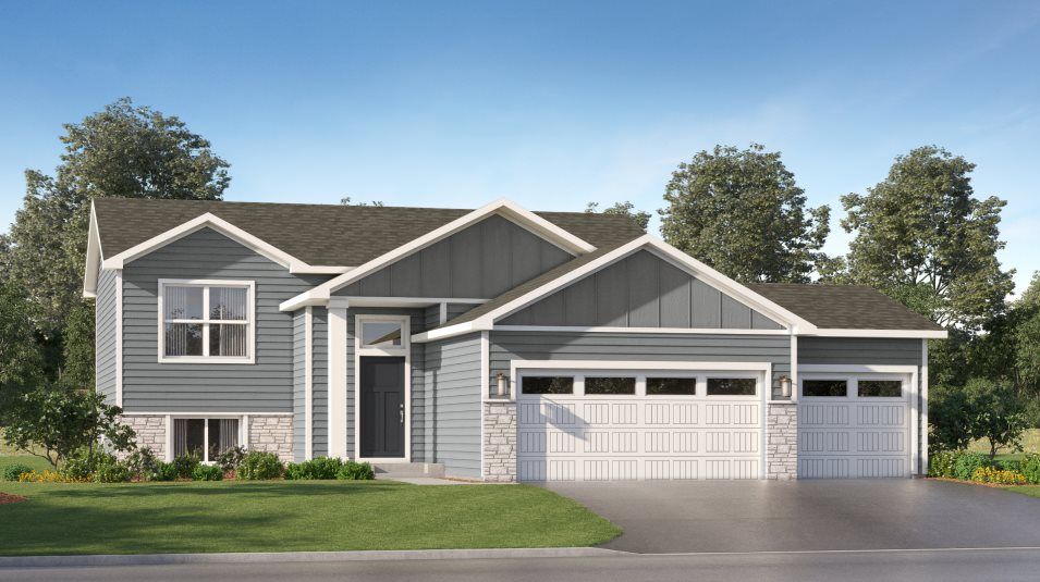Elevation B3 - Baxter Exterior Rendering B3