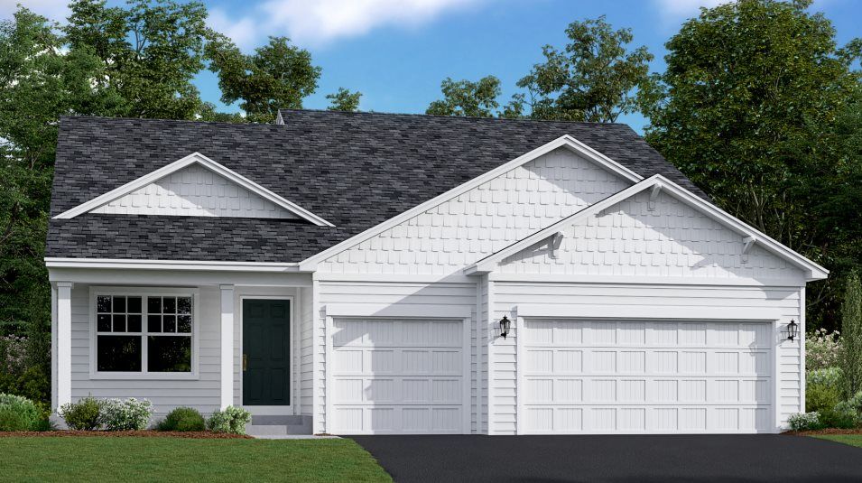 Elevation A3 - Courtland II Exterior Rendering A3