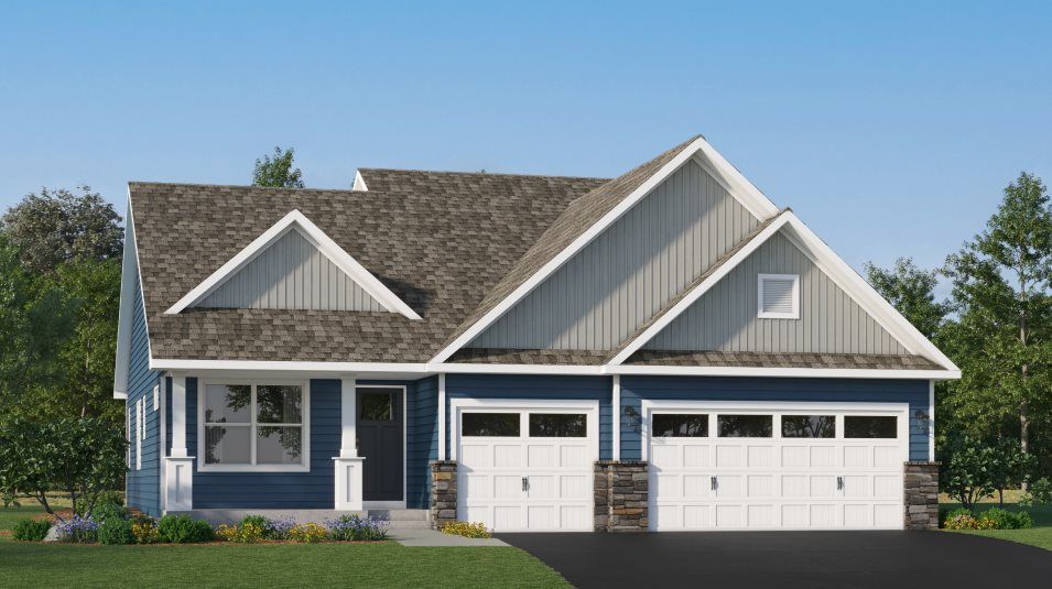 Elevation D3 - Courtland II Exterior Rendering D3