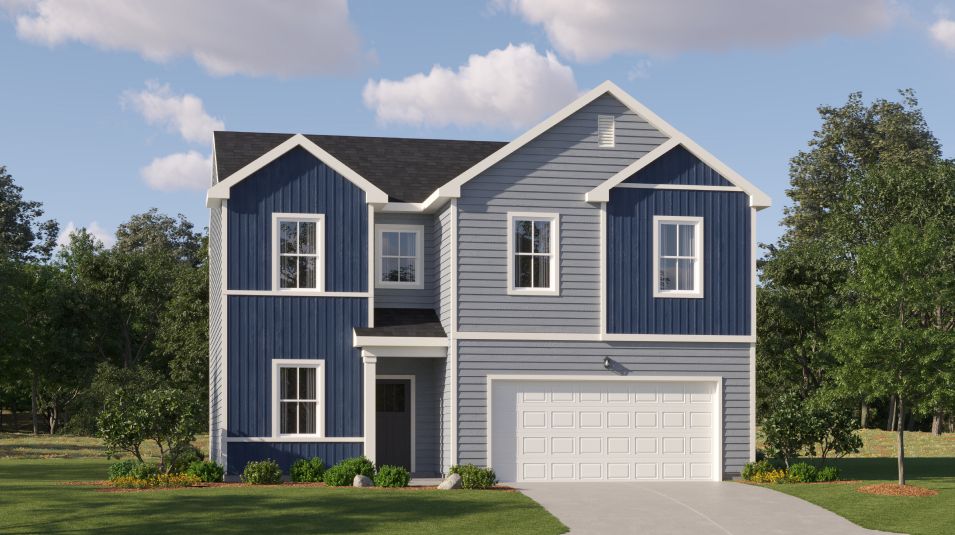Elevation 3A - Charleston Exterior Rendering