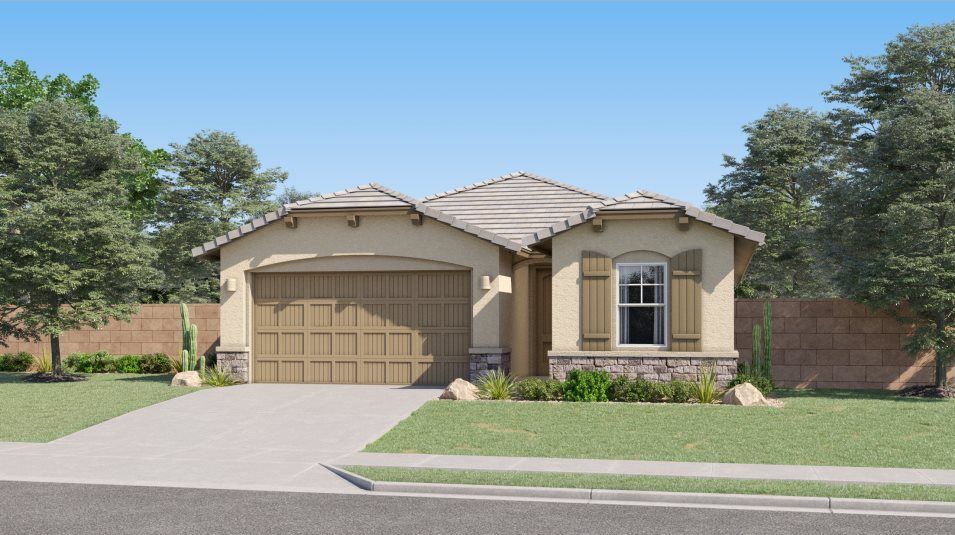 Elevation M - Cottage home exterior