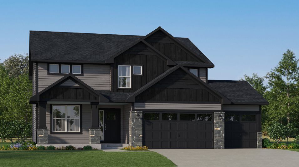 Elevation C3 - Lewis Exterior Rendering C3
