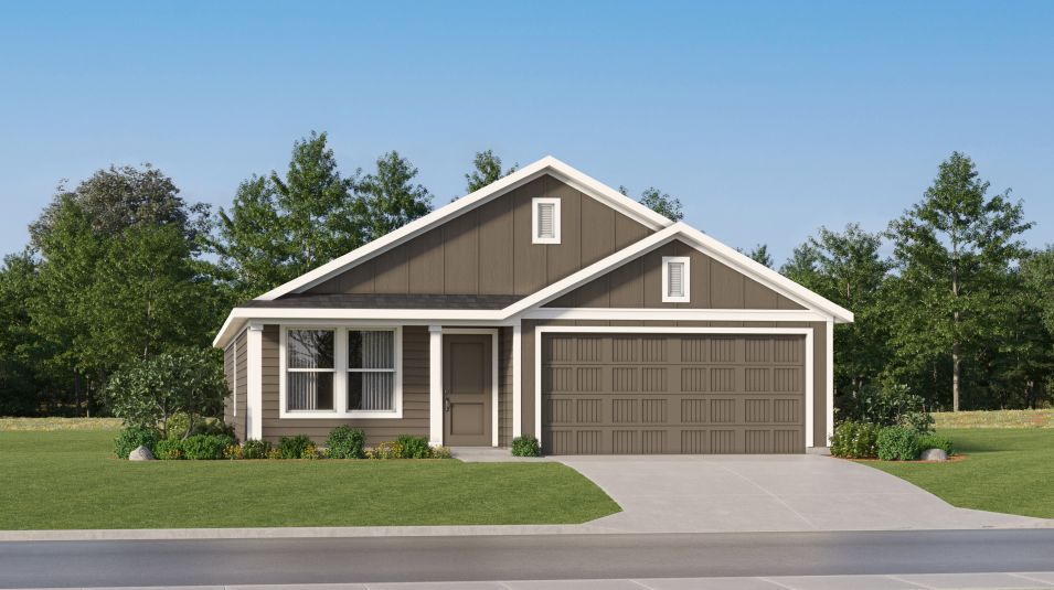 Elevation D - Newlin Exterior