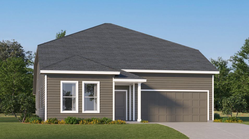 Elevation A - Steely Exterior Rendering A