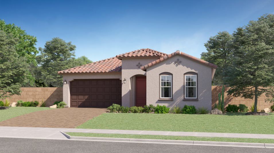 Elevation A - Spanish Colonial home exterior image