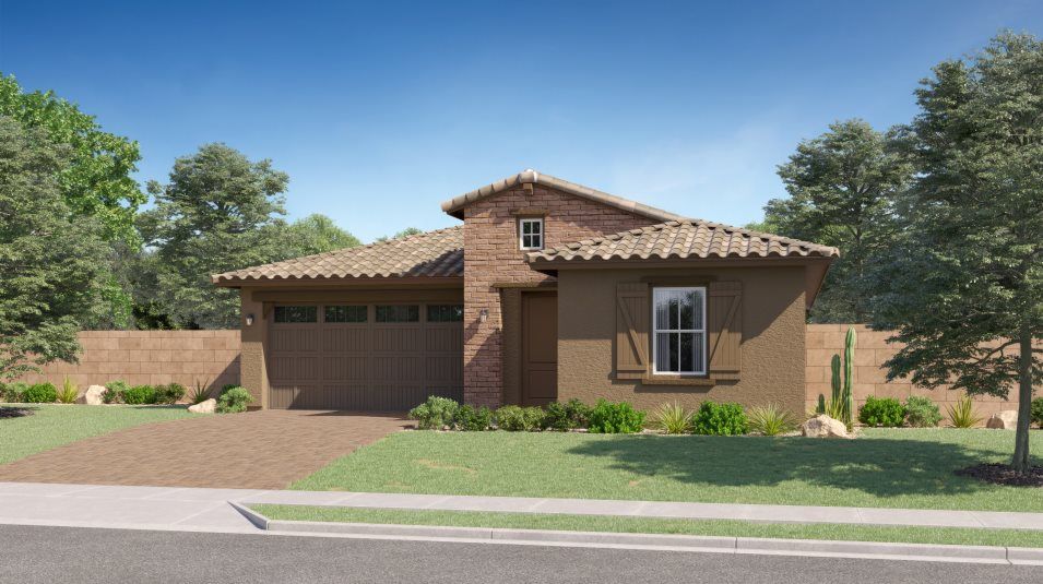 Elevation H - Ranch hacienda home exterior image