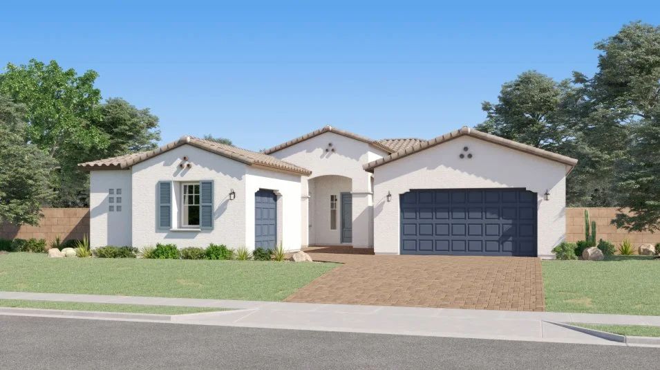 Elevation A - Spanish Colonial home exterior image