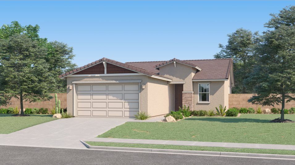 Elevation C - Craftsman home image