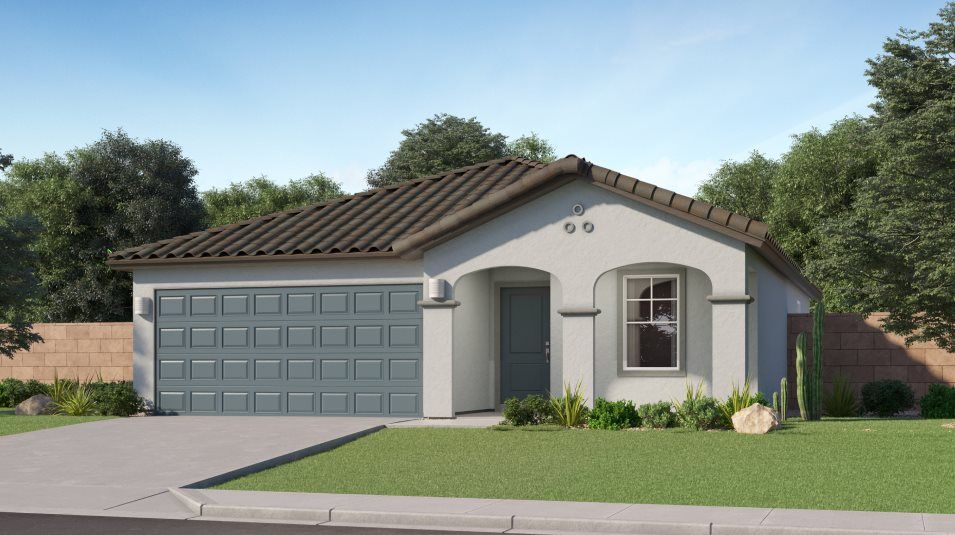 Elevation A - Spanish Colonial home image