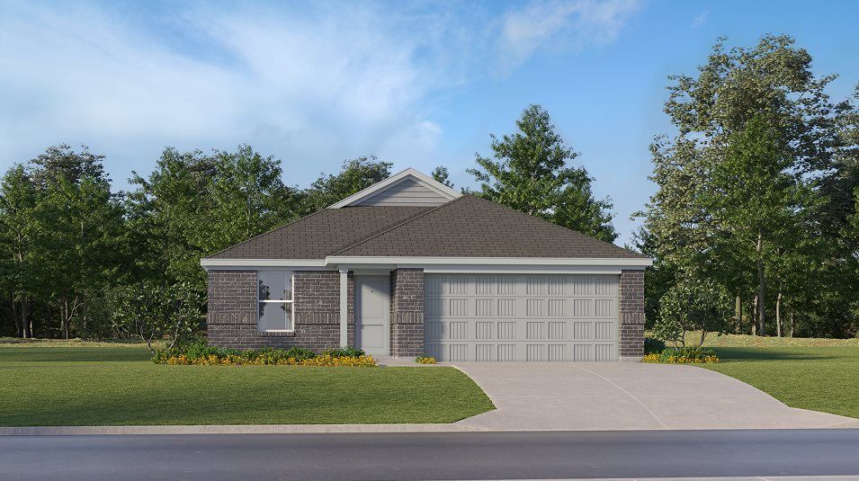 Elevation J - Beckman Exterior Rendering J