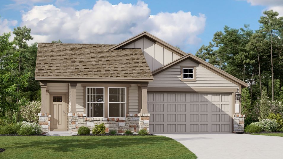 Elevation F3 - Mason Exterior Rendering