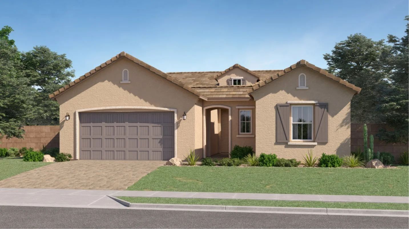 Elevation F - French Country home image