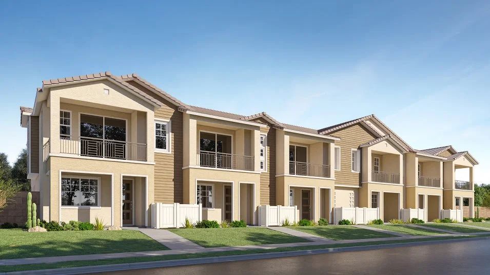 Elevation D - Towns Hawes Crossing Contemporary Building D